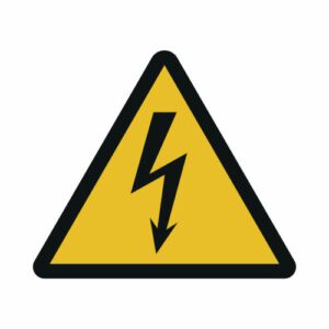 Warnung vor elektrischer Spannung