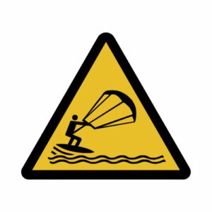 Warnung vor Kitesurfern