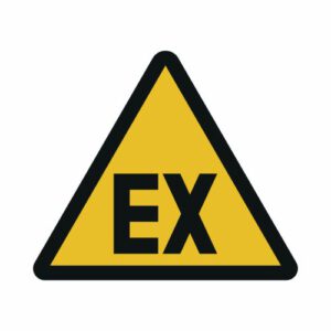 Warnung vor explosionsfähiger Atmosphäre