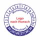 Individuale Prüfplakette mit Logo Individuale Prüfplakette mit Logo